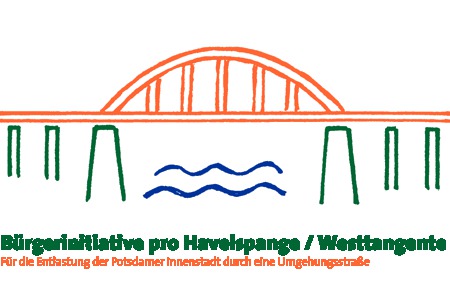 Kuva vetoomuksesta:Für die Entlastung der Potsdamer Innenstadt durch eine Umgehungsstraße (Havelspange/Westtangente)