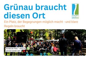 Bild der Petition: Für ein lebendiges Grünau: Park und Parkbühne als dauerhafte Begegnungsfläche ausweisen!