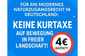 Bild der Petition: Für ein modernes Naturzugangsrecht in Deutschland – Kurtaxe darf kein Eintritt in die Natur sein
