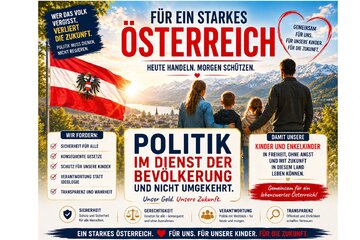 Bild der Petition Für ein sicheres Österreich Bürgerinteressen müssen wieder Vorrang haben