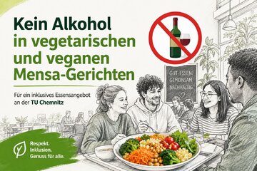 Εικόνα της αίτησης Für ein wirklich inklusives Essensangebot: Verzicht auf Alkohol in vegetarischen und veganen Gericht
