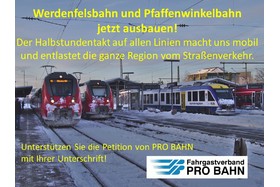 Φωτογραφία της αναφοράς:Für eine bessere Bahn im Werdenfels und Pfaffenwinkel