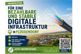 Bild der Petition: Für eine bezahlbare und stabile digitale Infrastruktur im ländlichen Bereich