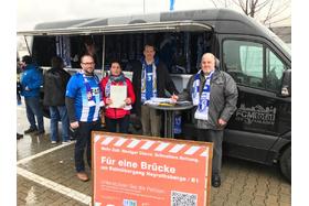 Photo de la pétition :Für eine Brücke am Bahnübergang Heyrothsberge / B1