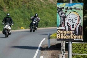 Slika peticije:Für eine wirksame Kontrolle und Reduzierung des Motorradlärms
