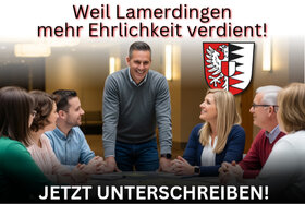 Slika peticije: Für mehr Transparenz im Entscheidungsprozess  pro/contra Hauptamt des Bürgermeisters!