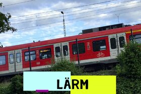 Малюнок петиції:Garten vs. Goliath - Lärmbelästigung durch S-Bahnen im Standby-Modus