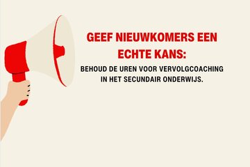 Image de la pétition Geef nieuwkomers een echte kans: Behoud de uren voor vervolgcoaching in het secundair onderwijs.