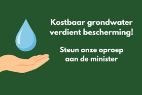 Afbeelding van de petitie: Geen kostbaar grondwater voor kaviaarproductie.