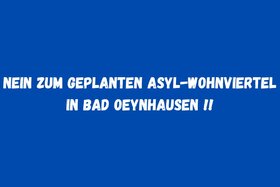 Bild der Petition: Gegen Asylunterkünfte in Bad Oeynhausen (Albert Rusch Viertel)