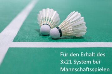 Imagen de la petición Gegen das 3×15-System im Amateursport: Erhalt der 3×21-Zählweise im NBV-Mannschaftsspielbetrieb!