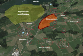 Slika peticije:Gegen den Deponiestandort Karlsreith neben dem Naturschutzgebiet Wenger Moor!