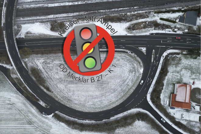 Bild av namninsamlingen Gegen die dauerhafte Ampelanlage auf der B27 - K1 Ortsdurchfahrt Mecklar
