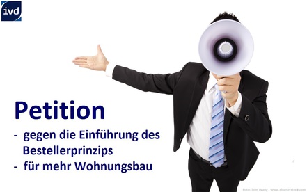 Picture of the petition:Gegen die Einführung des Bestellerprinzips