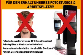 Bild der Petition: Gegen die Einführung von Passbildautomaten -Für den Erhalt lokaler Fotostudios &Steuerverschwendung!