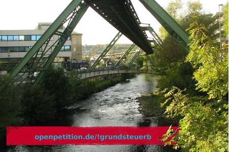 Slika peticije:Gegen eine Erhöhung der Grundsteuer B in Wuppertal