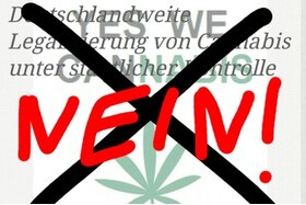 Kép a petícióról:Gegen die Legalisierung von Canabis