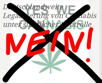 Bild der Petition: GEGEN die Legalisierung von Cannabis