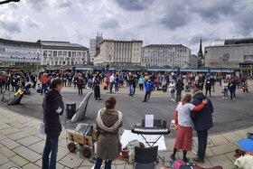 Photo de la pétition :Gegen Die Querdenker Demo Am 20.3.21 In Kassel