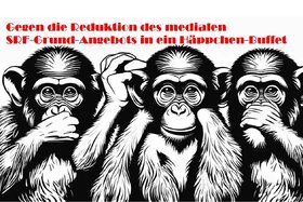 Obraz petycji: Gegen die Reduktion des medialen Grund-Angebots bei SRF/SRG in ein Häppchen-Buffet