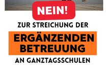 Obraz petycji Gegen die Streichung der Ergänzenden Betreuung an Ganztagsschulen in Karlsruhe