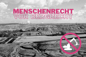 Bilde av begjæringen:Gegen Enteignung und Naturzerstörung! #MenschenrechtVorBergrecht