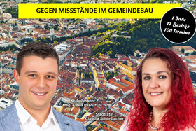 Kép a petícióról:Gegen Missstände im Gemeindebau!