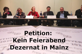 Photo de la pétition :Gelbe Karte für Mainzer Ampel - Gegen ehrenamtliches Wirtschaftsdezernat