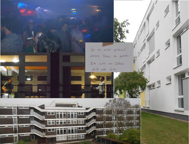Foto van de petitie:Gemeinchaftsräume in der Studentensiedlung Rosenbachweg Göttingen erhalten!