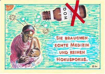 Slika peticije:Gemeinnützigkeit der Homöopathen ohne Grenzen ist unmöglich