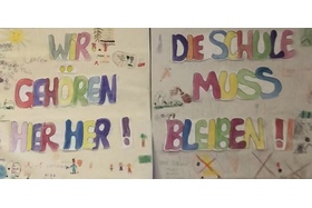 Kuva vetoomuksesta:Gemeinsam erhalten wir die Volksschule Schwarzstraße