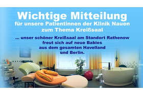 Bild der Petition: Gemeinsam gegen die Schließung des Kreißsaals der Havelland Klinik in Nauen