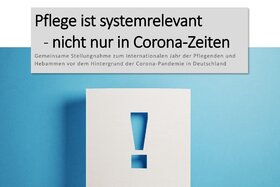 Picture of the petition:Gemeinsame Stellungnahme: Pflege ist systemrelevant - nicht nur in Corona-Zeiten