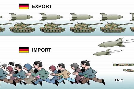 Φωτογραφία της αναφοράς:Generelles und weltweites Verbot von Waffenexporten
