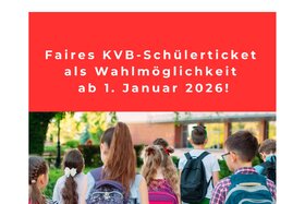 Bild der Petition: Gerechte Ticketpreise für Kölner Schüler:innen - Wahl statt Pflicht zum Deutschlandticket