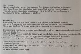 Bild der Petition: Geschädigte Königsbrunner Bürger fordern Stadt KöBr auf Lösungen gegen Grundwasserproblem zu finden!