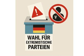 Bild der Petition: Gesetzesänderung zur vorläufigen Nichtzulassung extremistischer Parteien bei Wahlen
