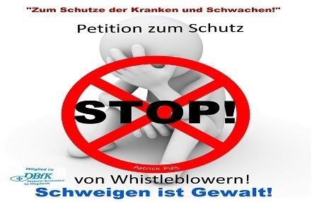 Bild der Petition: Gesetzlicher Schutz von Whistleblowern!