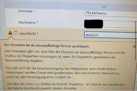 Bild der Petition: Gleichberechtigung im Steuerrecht: Schluss mit der „Ehemann-zuerst“-Logik in Formularen und ELSTER!