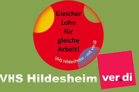 Bild på petitionen:Gleicher Lohn für gleiche Arbeit an der VHS Hildesheim