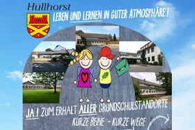Foto van de petitie:Grundschulkonzept für Hüllhorst: Wir fordern den Erhalt aller bestehenden Schul- und Teilstandorte!