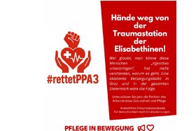 Picture of the petition:Hände weg von der Traumastation der Elisabethinen!
