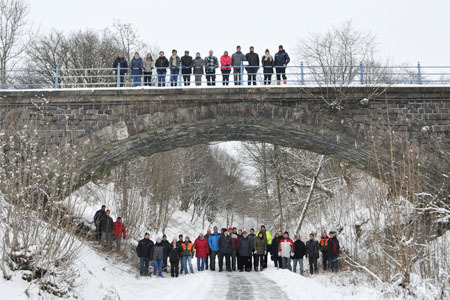 Kép a petícióról:Hände weg von unserer historischen Eisenbahnbrücke, kein Abriss sondern Erhalt des Denkmals
