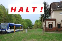 HALT! der Bahn in Booßen - OT Frankfurt (Oder)