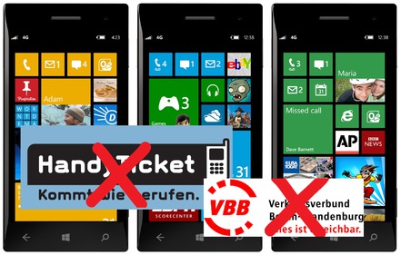 Bild der Petition: Handyticketing im VBB für Windows Phone