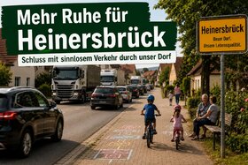 Bild der Petition: Heinersbrück: Dauerhaft Tempo 30 im gesamten Ort