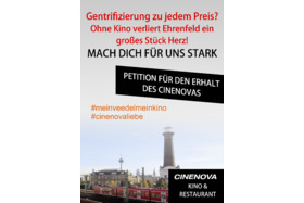 Kép a petícióról:Helfen Sie dem CINENOVA in Köln Ehrenfeld!