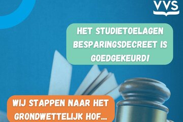 Image of the petition Help de studietoelage beschermen. Steun VVS in het Grondwettelijk Hof!