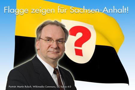 Bild der Petition: Herr Ministerpräsident Haseloff: Schenken Sie Ihren Landsleuten die Sachsen-Anhalt-Flagge!