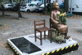 Bild der Petition: Herr von Dassel, erhalten Sie die Friedensstatue in Berlin-Moabit als Mahnmal gegen das Vergessen!